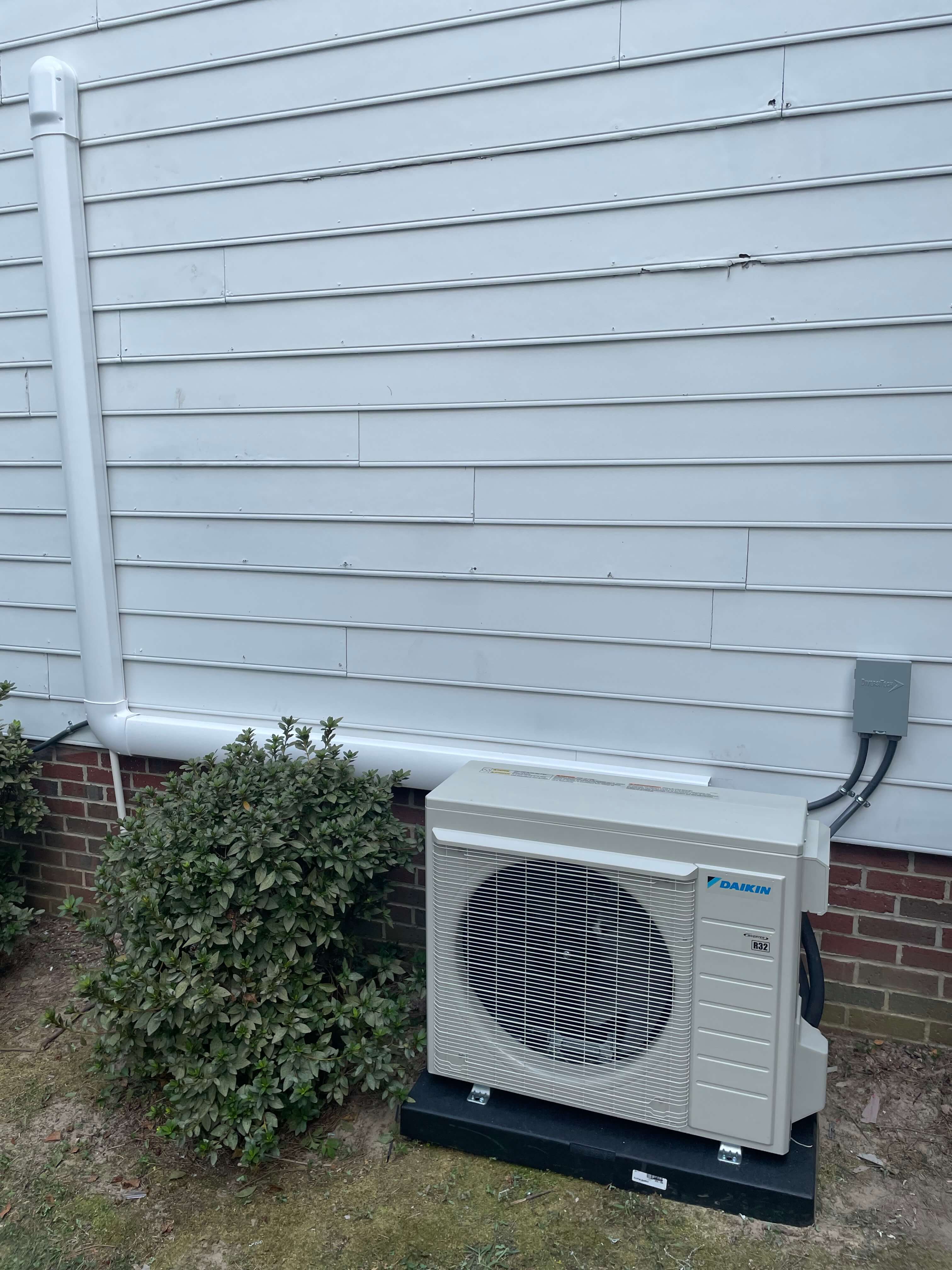 Daikin outdoor mini-split condenser
